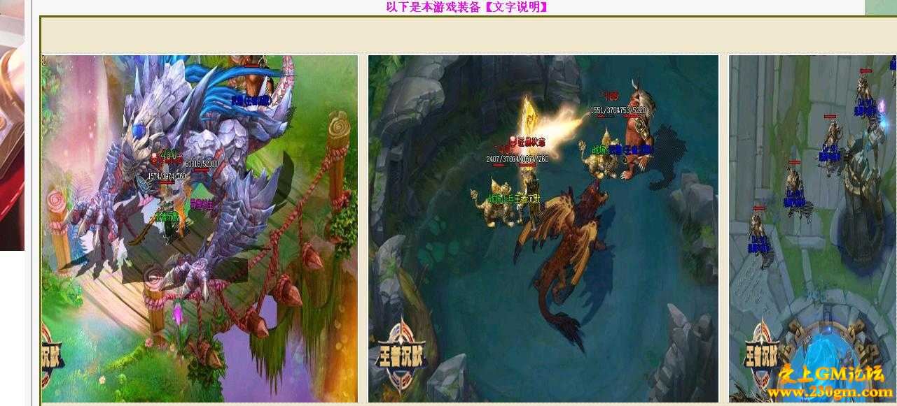 王者沉默复古三职业版[GOM引擎]